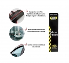 DEFLETOR CALHA CHUVA CRV 2012 A 2016 4 PORTAS (ECOFLEX)