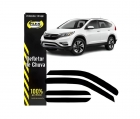 DEFLETOR CALHA CHUVA CRV 2012 A 2016 4 PORTAS (ECOFLEX)