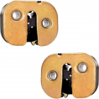PAR FECHADURA PORTA EXTERNA UNO/FIORINO 2/4 PORTAS 1984/2013