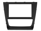 MOLDURA 2 DIN GOL G6 2013 ATE 2016 PRETO 7 POLEGADAS