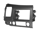 MOLDURA 2 DIN HONDA NEW CIVIC 2007 A 2011 CINZA 7 POLEGADAS