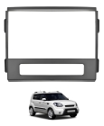 MOLDURA KIA SOUL 2012 PRETO 7 POLEGADAS