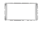 MOLDURA 2 DIN HILUX 2012 ATE 2021 7 POLEGADAS