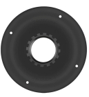 ADAPTADOR PARA CORNETA 2 POLEGADAS PRETO