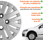 JOGO 4 CALOTAS GOL GV TREND 2008 ARO 13 