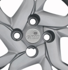 Kit 4 Calotas Mobi 17 18 Aro 14 Prata Cubo Baixo 
