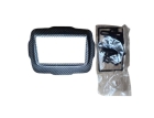 MOLDURA PLASTICA JEEP RENEGADE 2 DIN FIBRA CARBONO CLARO