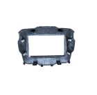 MOLDURA PLASTICA JEEP RENEGADE 2 DIN FIBRA CARBONO ESCURO