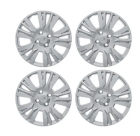 Kit 4 Calota Palio Essence 2014/2015 Aro 14 Prata Cubo Baixo