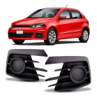 PAR TELA GRADE PRETA PARACHOQUE GOL/VOYAGE G7 16/18 SEM FURO
