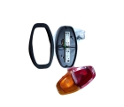 LANTERNA PARACHOQUE CAMINHAO BICOLOR TIPO CANOINHA LED