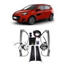 KIT VIDRO ELETRICO PALIO NOVO/SIENA 04/ 4PTS DIANTEIRA AMBAR