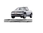 EMBLEMA FAIXA LATERAL SAVEIRO TROOPER CINZA CHUMBO 2013/
