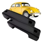 PAR PUXADOR PORTA APOIA BRACO PRETO VOLKS FUSCA 1976/1994