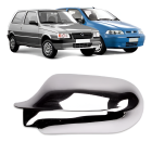 APLIQUE RETROVISOR CROMADO UNO 06/10 PALIO 00/04 ESQUERDO 