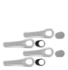 APLIQUE MACANETA EXTERNA CROMADO UNO 01/10 4 PORTAS