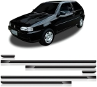 APLIQUE FRISO LATERAL GOL/PARATI CL MI 98/01 PRETO 4 PORTAS.