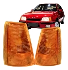 PAR LANTERNA PISCA DIANTEIRA AMBAR KADETT 1989/1997 ACRILICA