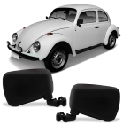 PAR RETROVISOR PRETO VW FUSCA 1976/1996 - PE PLASTICO