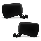 PAR RETROVISOR PRETO VW FUSCA 1976/1996 - PE PLASTICO