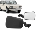 PAR RETROVISOR EXTERNO PRETO VW BRASILIA 1973/1982