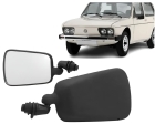 PAR RETROVISOR EXTERNO PRETO VW BRASILIA 1973/1982