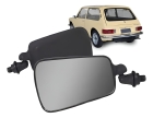 PAR RETROVISOR EXTERNO PRETO VW BRASILIA 1973/1982