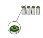 TAMPA BICO RODA CROMADO BRASIL
