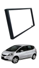 MOLDURA PAINEL PLASTICA HONDA FIT 2004 ATE 2014 2 DIN PRETA