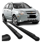 PAR ESTRIBO OVAL PRETO COMPLETO CAPTIVA 2008/2014 - BEPO