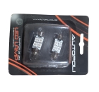 PAR LED LAMPADA TORPEDO VERDE 4 LEDS PEQUENA 12V 36MM