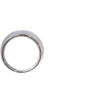 ARO FAROL FUSCA 73/75 PLASTICO CROMADO 3 FUROS 