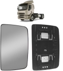 LENTE REFIL RETROVISOR CAMINHAO VOLVO C/VIDRO C/DESEMBAÇADOR