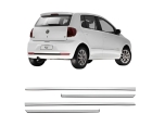 APLIQUE FRISO LATERAL FOX 2008 A 2012 4 PORTAS CROMADO 3119A