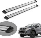 PAR ESTRIBO CROMADO ALUMINIO POLIDO L200 TRITON 2008/2016