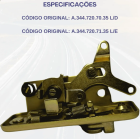 Fechadura Porta Caminh&atilde;o Mercedes Benz 608 708 1111 1113 1313 1318 1519 2013 2213 2219 ? 1984 a 1996